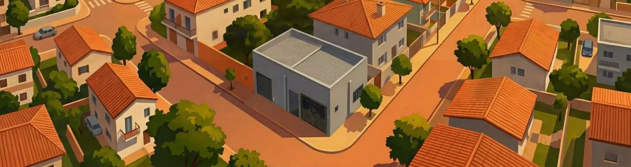 Ilustração das Kitnets Aracruz no bairro Novos Estados